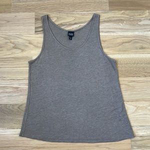 EILEEN FISHER Tank Top XL Viscose Tan Scoop